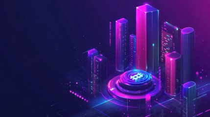 Cryptocurrency trading concept with digital coins, stock market charts, blockchain technology, financial graphs, online transactions, investment strategies