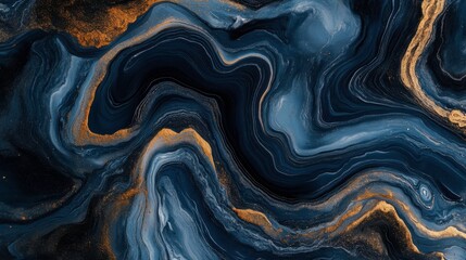 Obraz premium Dynamic Brush Patterns on Canvas with Natural Light