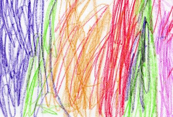 abstract colorful background with lines, pencil drawing