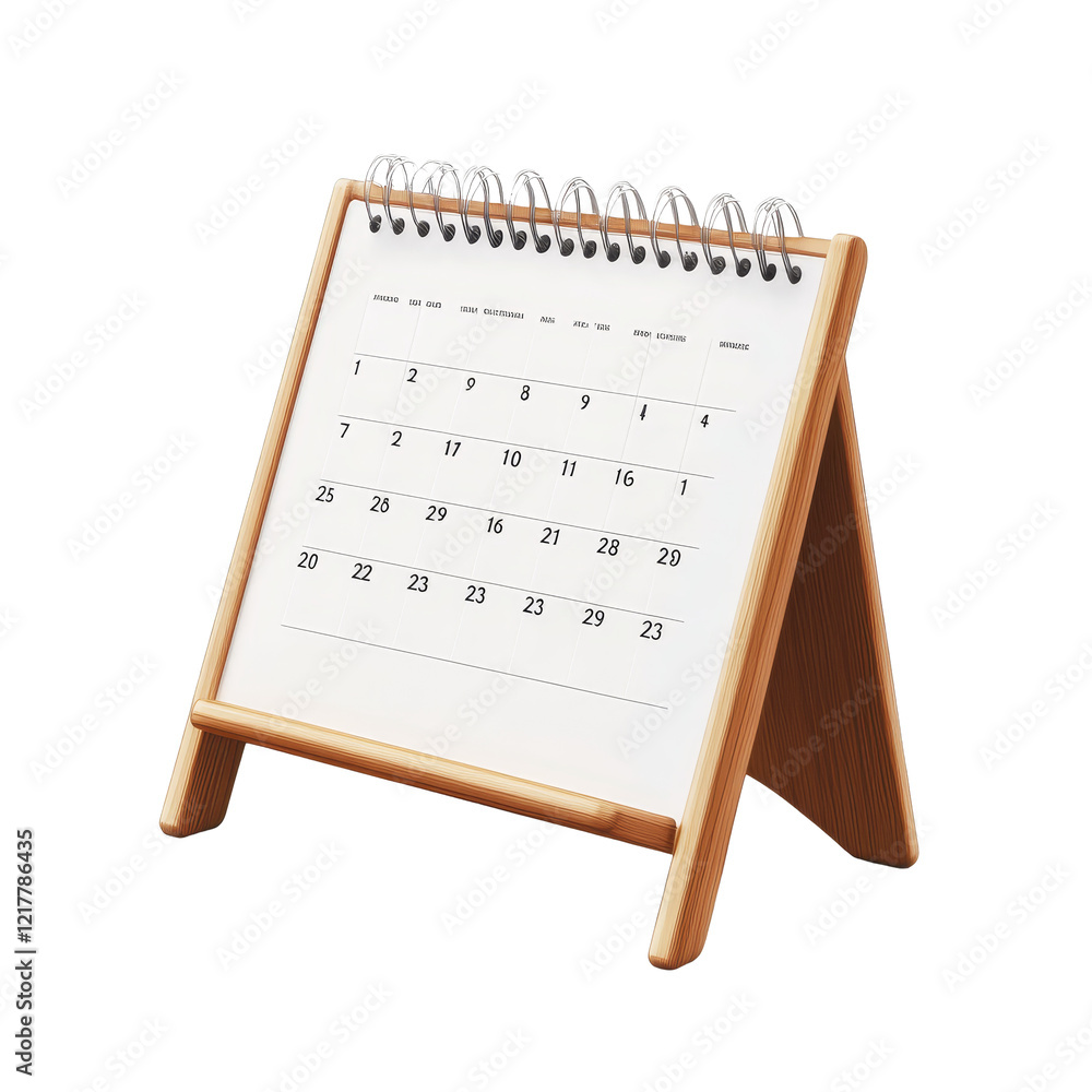 Poster simple table calendar displaying october dates on a transparent background for easy planning and sch