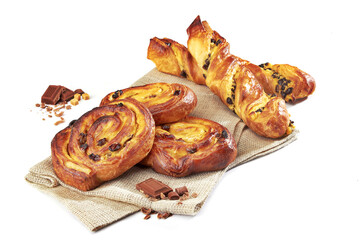 Bułki okrągłe monokle i podłużne świderki