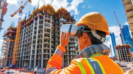 Innovative technology integration at a construction site with drones, bim, and digital surveys
