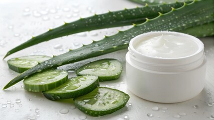 sleek white cosmetic jar with a glossy finish