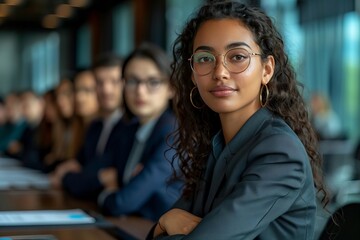 Title: Virtual Team Meeting: Office Workers and Freelancers Connect via Video Conference