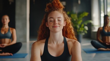 Fototapeta premium Serene Yoga Studio