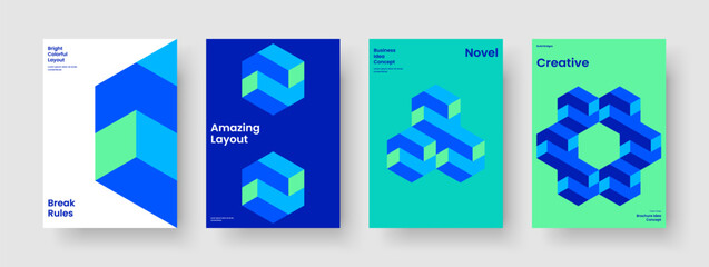 Creative Business Presentation Template. Isolated Report Layout. Geometric Book Cover Design. Banner. Poster. Background. Brochure. Flyer. Magazine. Brand Identity. Handbill. Pamphlet. Advertising