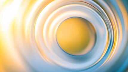 Bright Swirling Patterns in a Light Vortex