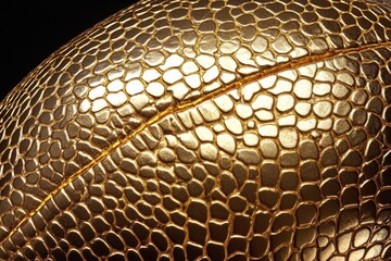 Detailed image of a golden American football trophy, celebrating success and accomplishment in the sport