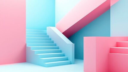 Creative Minimalist Shapes with Ambient Light and Color