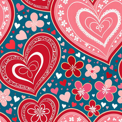 ロマンチックなシームレスパターン, バレンタインデー用, ギフトラッピング, デジタルアート, ウェディングデザイン, カード作成, ファッションプリント, 壁紙デザイン, 装飾アイテム, パーティーデコレーション, テキスタイルパターン.







