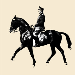 The military horseman of the 19th and 20th centuries