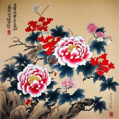 Flowers  Japanese art