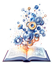 Obraz premium Gears of Knowledge