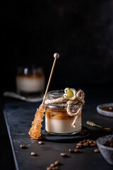 sweet jar with cream