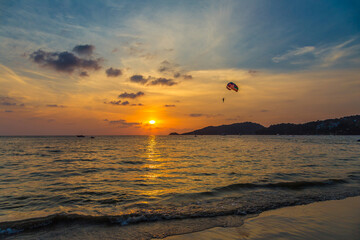 Sunset at Patong beach