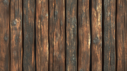 Seamless Background of Old Wooden Planks Showcasing the Texture and Warmth of Natural Wood