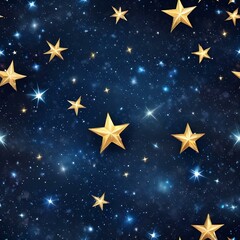 Fototapeta premium Glittering starry night background with gemstone
