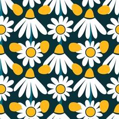 Easter seamless pattern with eggs for wallpaper and fabrics and textiles