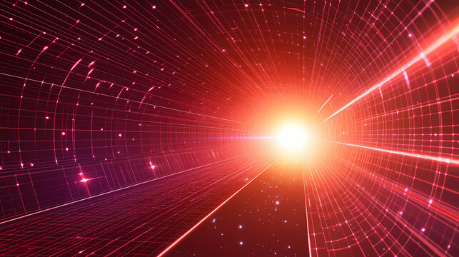 Singularity event horizon. Stellar Horizon. Illustration