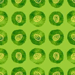 Easter seamless pattern with eggs for wallpaper and fabrics and textiles