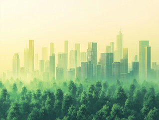 moderne Villa mit üppiger Begrünung und eleganter Architektur

