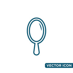 Simple Mirror Icon Design Template 