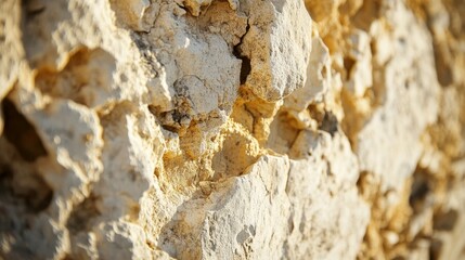 Detailed Close-Up of Soft Textured Rocky Surface