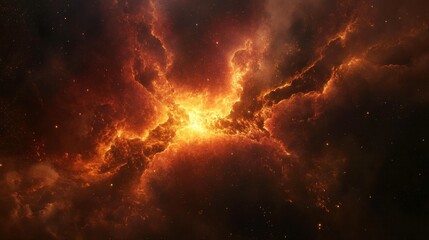 Naklejka premium Exploding Colors in the Night Sky with Long Exposure