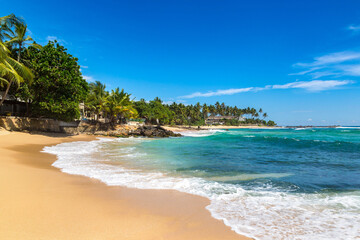 Dalawella Beach in  Sri Lanka