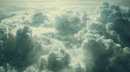 Moving Clouds Across the Sky in Soft Light