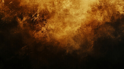 Black and dark storm clouds with golden light at sunset creating an epic sky panorama symbolizing chaos and hope contrasting forces in nature a minimalistic modern aesthetic with blurred blank caption