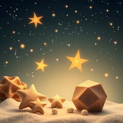Obraz premium Fantastic outer space background. Design with a pattern that resembles shooting stars