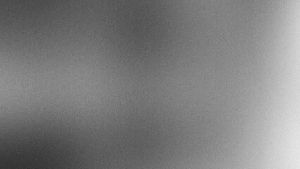 Silvery gray monochrome grainy gradient texture, realistic noise effect background