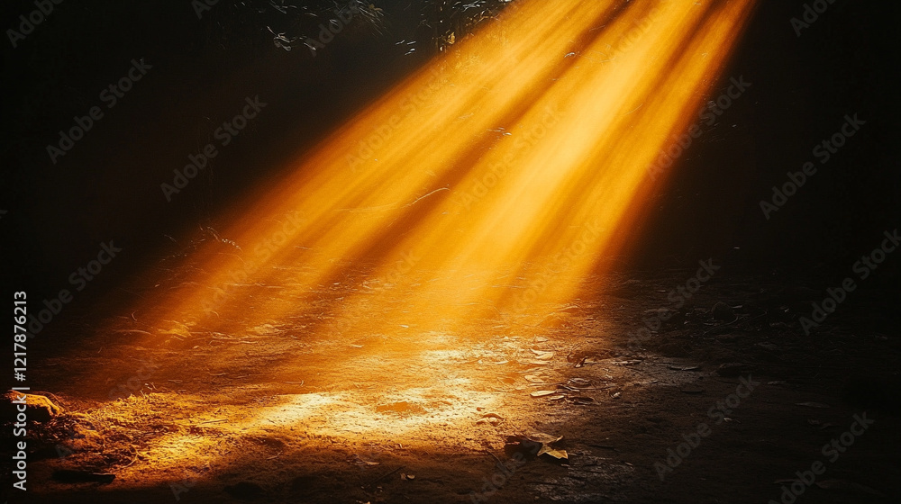 Poster abstract light rays effect background in minimalistic bright tone creating a modern blurred aestheti