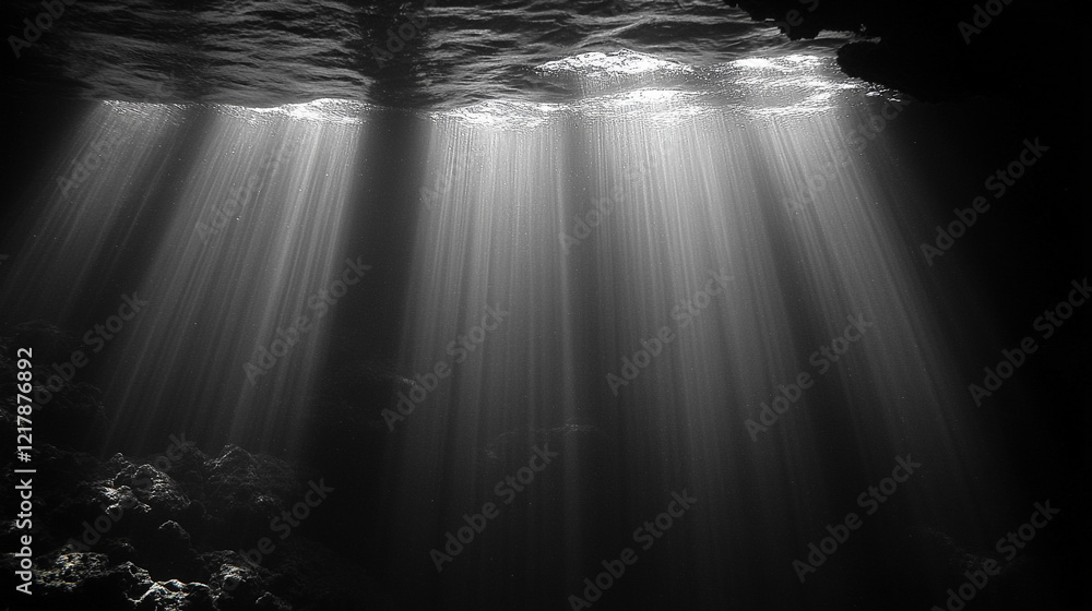 Aufkleber abstract light rays effect background in minimalistic bright tone creating a modern blurred aestheti