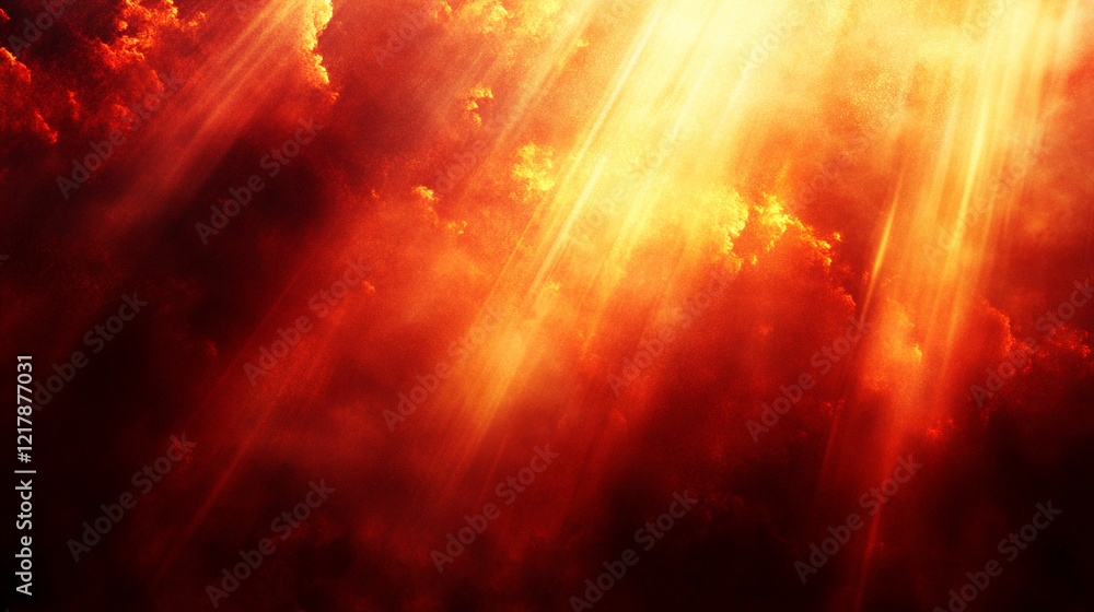 Aufkleber abstract light rays effect background in minimalistic bright tone creating a modern blurred aestheti