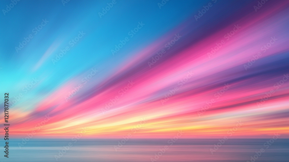 Poster abstract light rays effect background in minimalistic bright tone creating a modern blurred aestheti