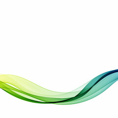 Abstract vector wave. Green, yellow and blue colors. layout for presentation. Eps 10