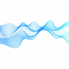 Wave pattern. Presentation template. Blue wave. Eps 10