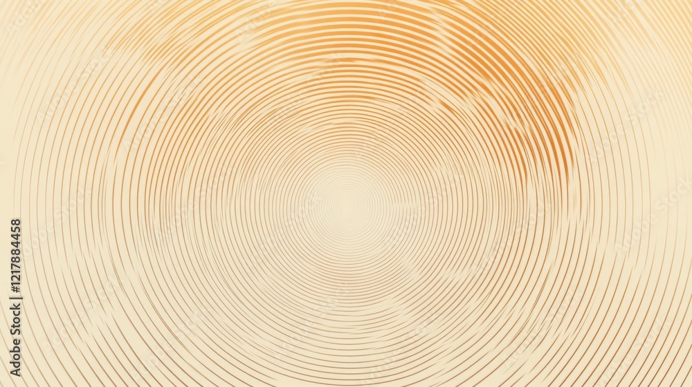 Poster abstract concentric circles in warm tones creating a soothing background effect