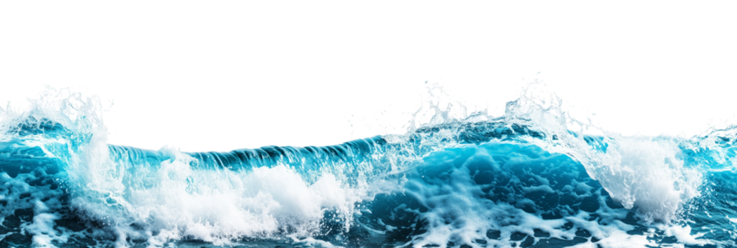 wave of water isolated 