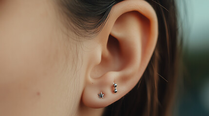  Mood Board of Various Ear Piercings