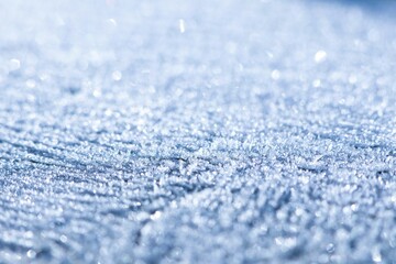 Obraz premium The Glistening Snow Texture on a Crisp and Beautiful Winter Morning Delightfully Shimmers