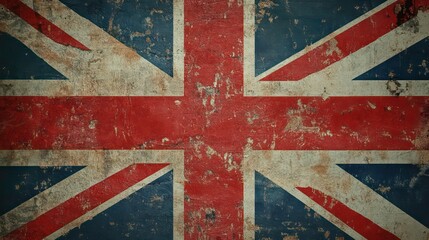 The image shows the British flag overlaid on a financial graph, symbolizing the economic activity or stock market trends related to the UK.