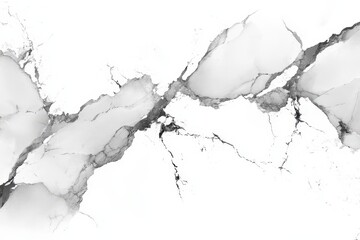 Obraz premium Abstract Grey Veins On White Marble Background