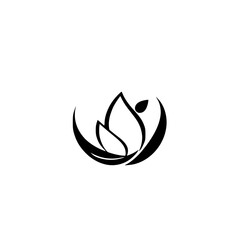 Lotus Flower Logo: Elegant Botanical Design for Spa, Wellness, and Beauty Brands