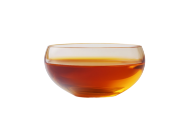 A Bowl of Honey Symbolizing Sweetness and Happiness isolated on transparent background.