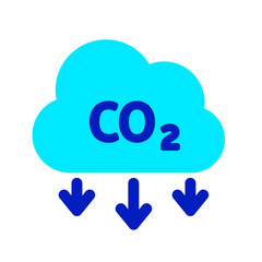 co2 rain duo tone icon