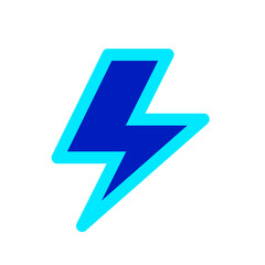 thunder duo tone icon