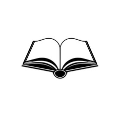 Open Book Icon: A Symbol of Knowledge, Reading, and Education